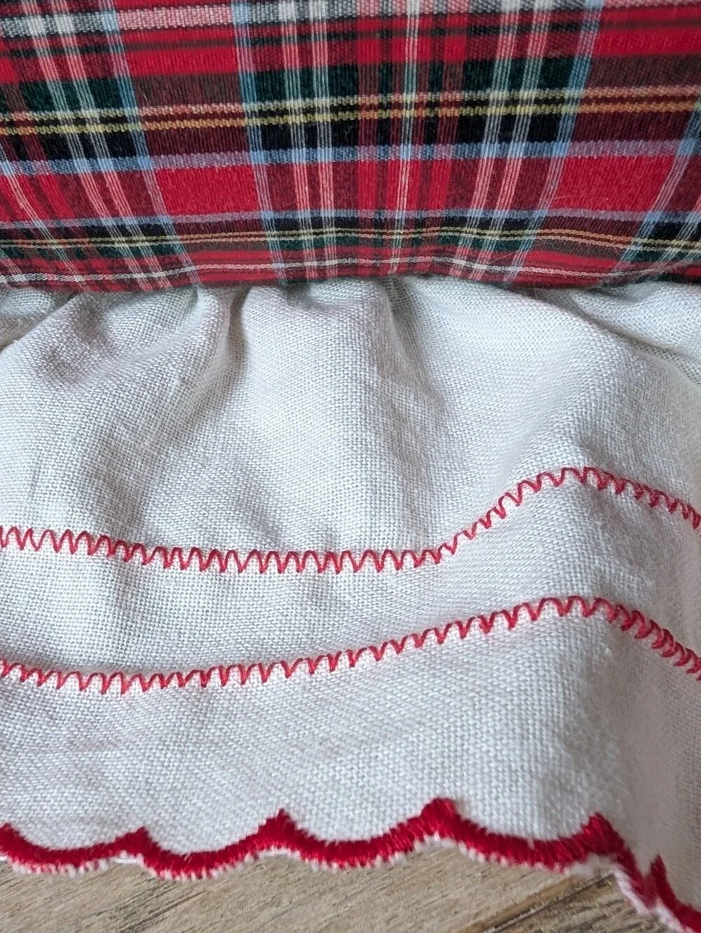 vintage RALPH LAUREN tartan plaid pillow